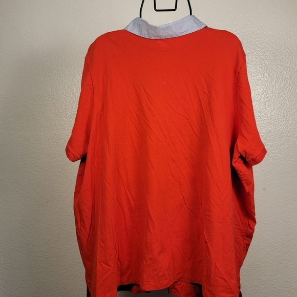 Lands' End Red and Blue Polo Shirt - Picture 2 of 6